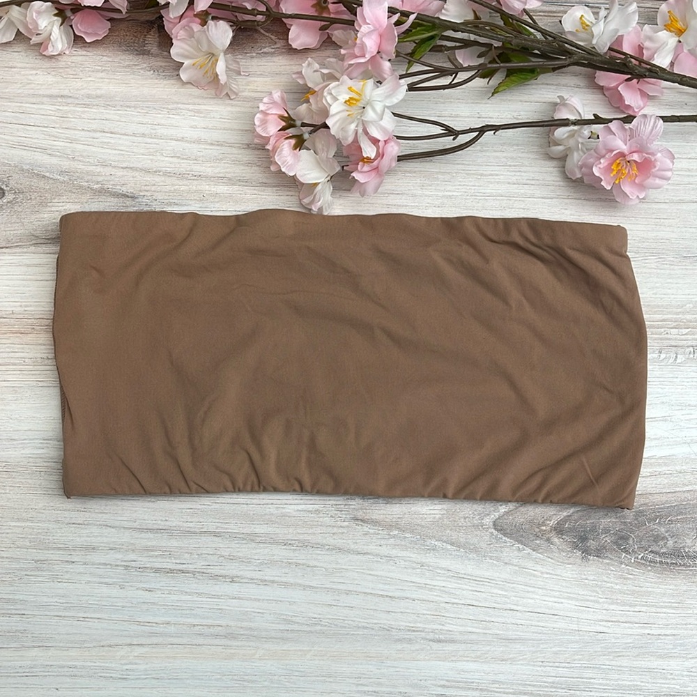 SKIMS Fits Everybody Bandeau Size M Sienna